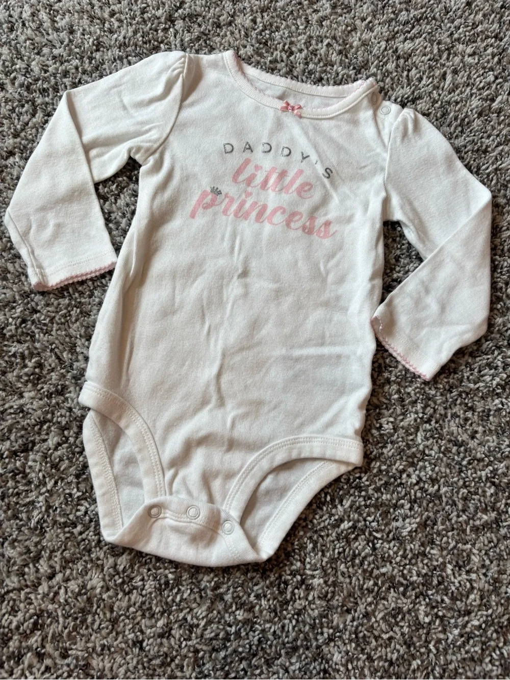 Carter's White and Pink 
